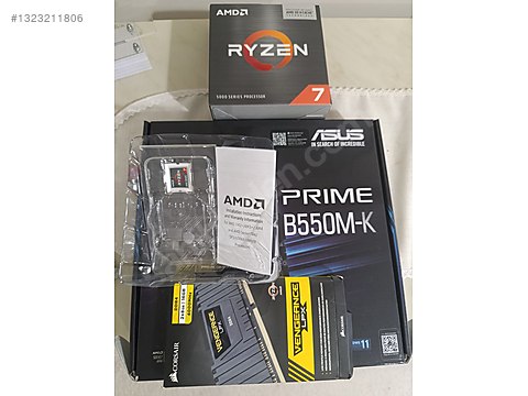 Ryzen 7 5800X3D + B550M-K + Corsair 16GB 4000MHz CL16 (B-Die