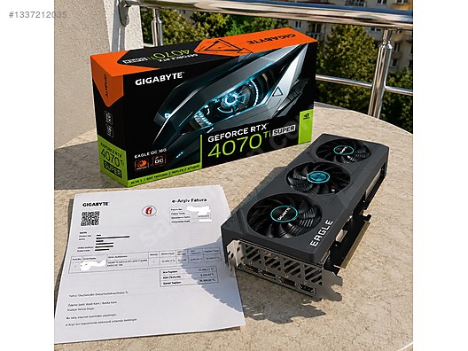 RTX 4070 Ti SUPER EAGLE 16GB GDDR6X 256 Bit DLS PAZARLIKSIZ