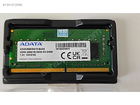 ADATA 8GB DDR4 2666MHz Laptop RAM SO-DIMM SIFIR sahibinden.comda