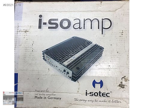 amplifiers i sotec iso amp iso soketli anfi 4x65watt at sahibinden com 930212279