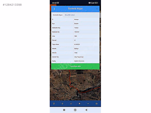 METE EMLAK'DAN SATILIK YATIRIMLIK BAHÇE #1284213398
