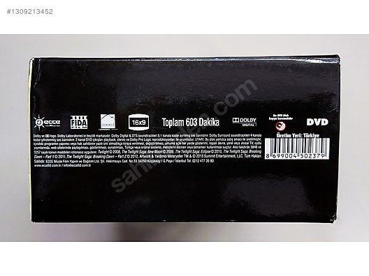 Twilight - 5 Film DVD Box Set ( Alacakaranlık ) - Yabancı DVD