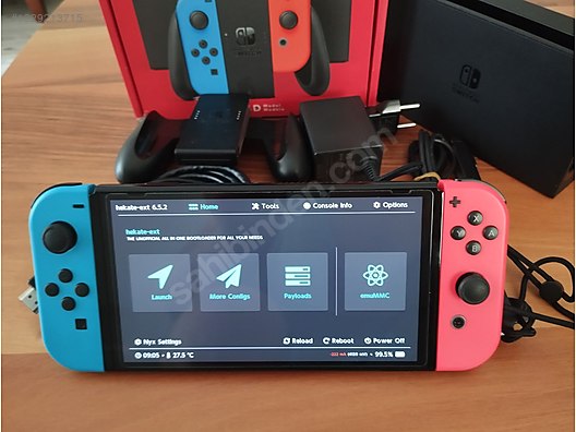 Çipli ve 128 GB hafıza kartlı Nintendo Switch Oled on sahibinden