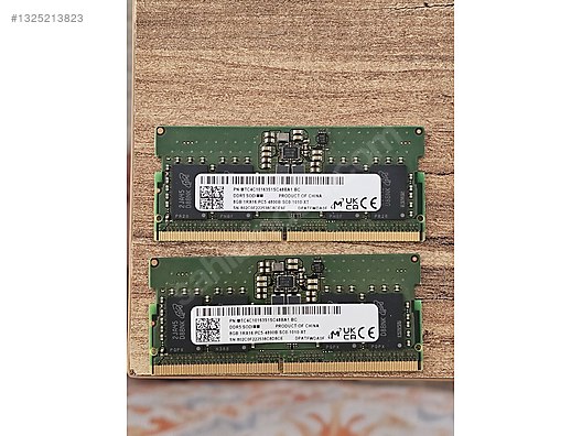 16GB (2x8GB) Micron (Crucial) DDR5 4800 MHz Laptop RAM sahibinden