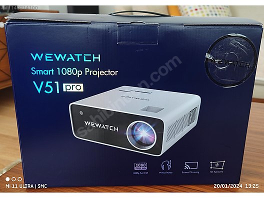 Other / WEWATCH V51 PRO 1080P LED PROJEKSİYON SIFIR KULLANILMAMIŞ