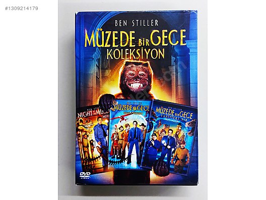 Free! DVDセット Müzede Bir Gece - 3 Film DVD Box Set - Yabancı DVD Filmler