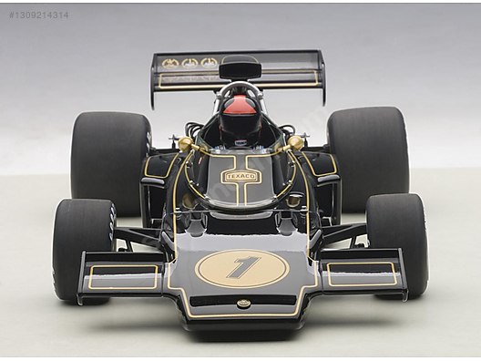 No248ミニカー1/18箱あり TEAM LOTUS TYPE 72E 1:18 Ölçek Lotus 72E 1973 Fittipaldi Wiht Drive Figür - Autoart on