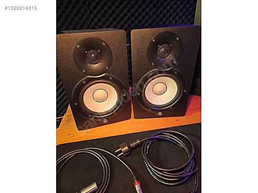 Temiz Yamaha HS7 Çift + Klotz Kablolar (Orijinal Kutulu