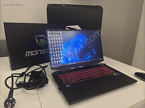 Monster Notebook Models Monster / monster notebook abraA7 modeli 17.3 inç hiç oyun oynanmamış ...