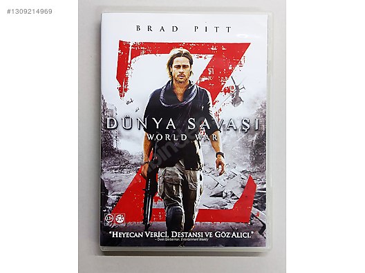 umb dvd2005〜2019 ciy vol.1〜vol.3 World War Z ( Dünya Savaşı Z ) DVD Film - Brad Pitt - Yabancı DVD