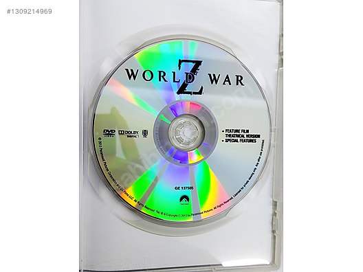 umb dvd2005〜2019 ciy vol.1〜vol.3 World War Z ( Dünya Savaşı Z ) DVD Film - Brad Pitt - Yabancı DVD