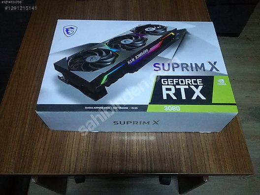 MSI Geforce RTX 3080 SUPRIM X 10GB GDDR6X 320bit sahibinden.comda