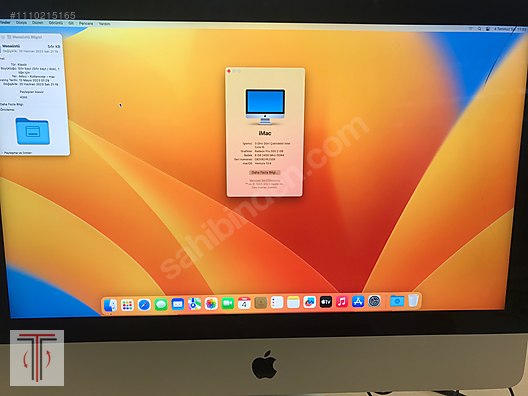 Apple / A1418 IMAC 21.5 INC LATE 2013 2.7GHZ İ5/8GB RAM/1TB HDD at