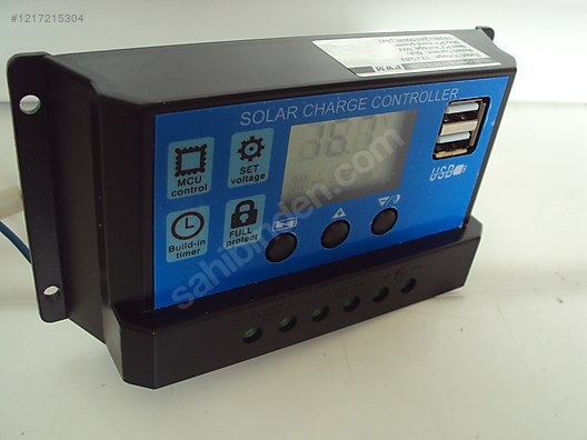 Güneş Enerjisi Sistemi - SOLAR GÜNEŞ PANELİ ŞARZ REGÜLETÖRÜ 12/24 V 60 A