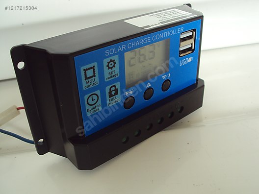 Güneş Enerjisi Sistemi - SOLAR GÜNEŞ PANELİ ŞARZ REGÜLETÖRÜ 12/24 V 60 A