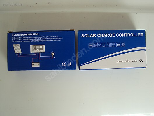 Güneş Enerjisi Sistemi - SOLAR GÜNEŞ PANELİ ŞARZ REGÜLETÖRÜ 12/24 V 60 A