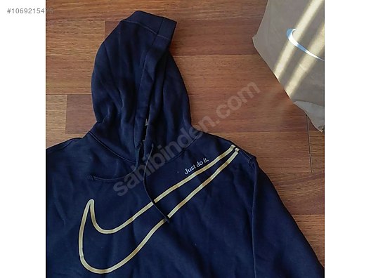 nike gold sweater