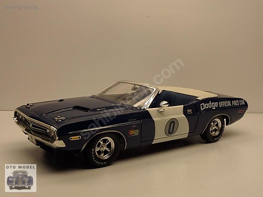 1 18 GREENLIGHT 1971 DODGE CLALLENGER OFFICAL PACE CAR at