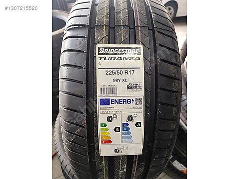 225/50R17 98Y XL 2026 BRİDGESTONE TURANZA 6 KDV MONTAJ DAHİL