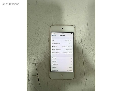 Apple iPod Touch 6. Nesil / 16 GB / Gold Renk - Apple iPod Touch
