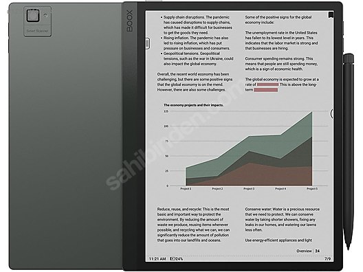 Sıfır Ayarında ONYX BOOX TAB ULTRA C PRO- Renkli Ekran- Tam Kutu
