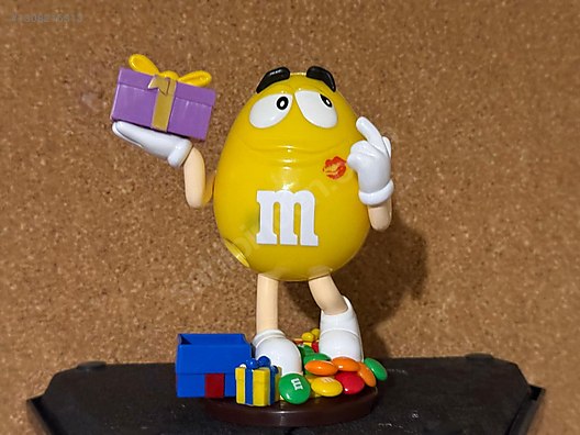 Orijinal M&M's Sarı Karakter Şeker/Çikolata Makinesi on sahibinden