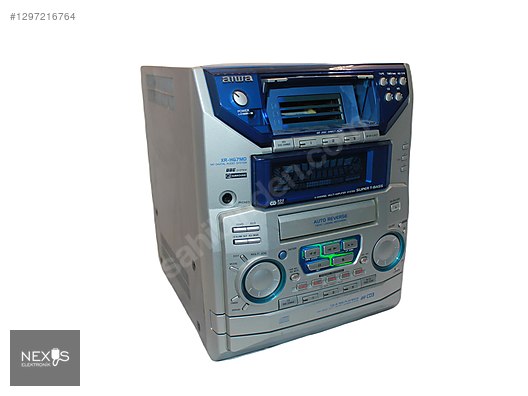 Aiwa CX-NHG7MDK Japon Mini Hi-Fi Müzik Seti MD CD Kaset Teyp