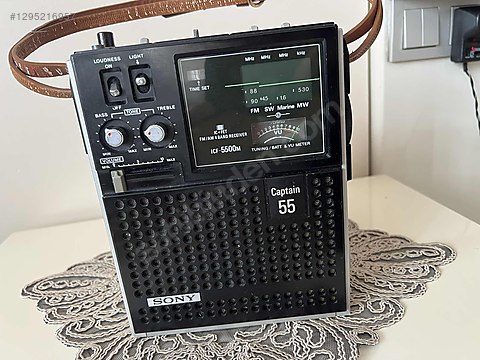 Sony Analog Portatif Radyo - SONY ICF-5500 CAPTAİN 55. 973 MÖDEL