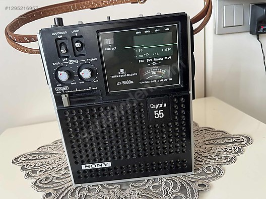 Sony Analog Portatif Radyo - SONY ICF-5500 CAPTAİN 55. 973 MÖDEL