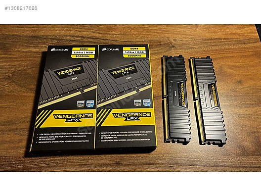 Corsair Vengeance 16x2 32GB 3000MHz DDR4 Ram sahibinden.comda