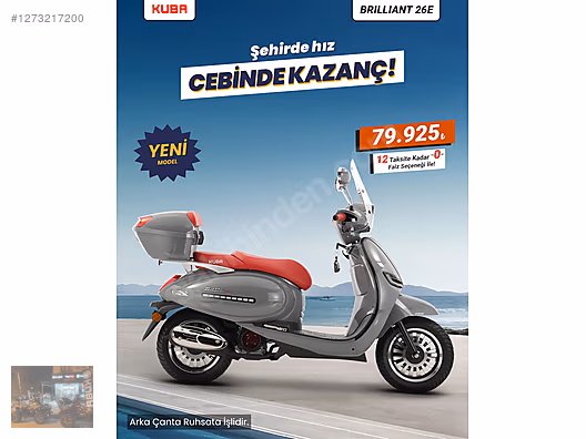 KUBA BRILLIANT 26E 2025 MODEL AKKAŞ MOTORS YETKİLİ BAYİ 0 KM #1273217200