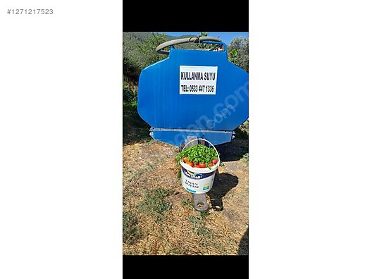 Metal Yatay Silindir Depo - Su Deposu