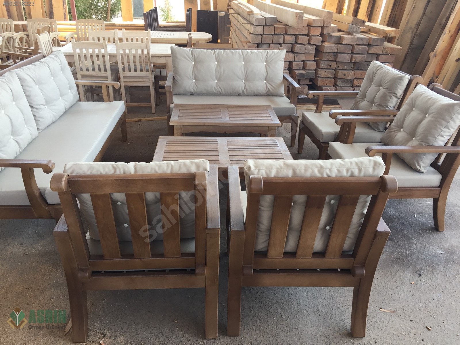 Sıfır Ahşap Mobilya Takımı 603218223