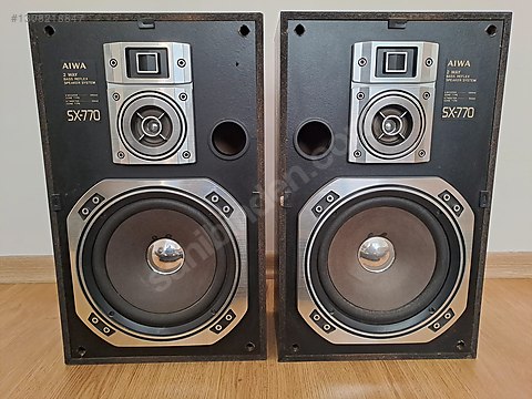 Aiwa SX-770 Bass Reflex Hoparlör Seti (2 yollu, 50W, 8 Ohm