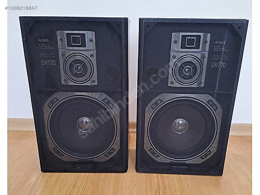Aiwa SX-770 Bass Reflex Hoparlör Seti (2 yollu, 50W, 8 Ohm