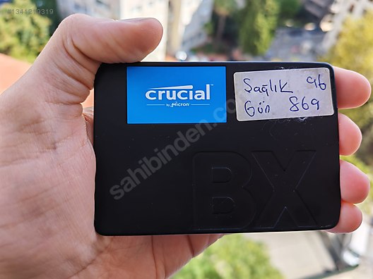 Crucial BX500 1TB 1 TB Sata SSD (%96 Sağlık - %100 Performans
