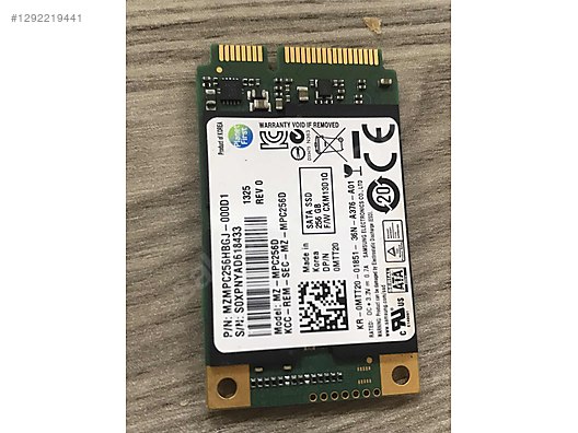 MSata Ssd 256 gb samsung sahibinden.comda - 1292219441