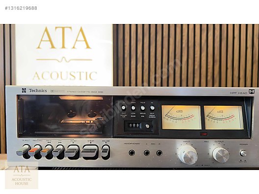 TECHNICS STEREO CASSETTE DECK 630 sahibinden.comda - 1316219688