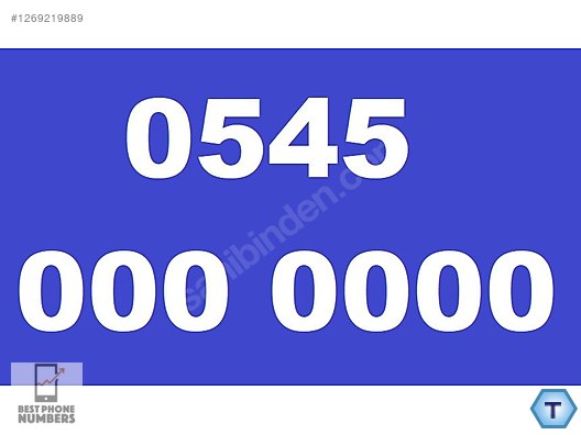 İkinci El ve Sıfır Alışveriş / Cep Telefonu & Aksesuar / Numara / Turkcell