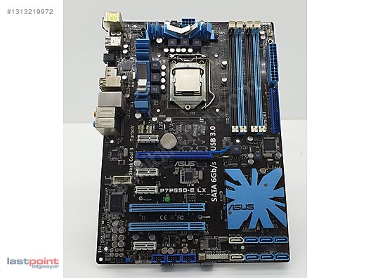 ASUS P7P55D-E LX INTEL i5 661 3.33 GHz DDR3 LGA 1156 2 SLOT RAM on