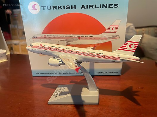 Inflight200 Turkish Airlines Airbus A320 model uçak 1/200 ölçek on