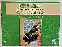 John W. Schaum Piano Course Pre-A:The Green Book