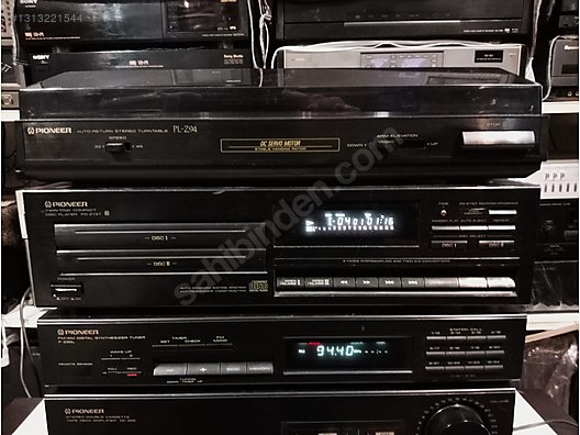 PIONEER DC-Z92 MÜZİK SETİ PİKAP YARI OTOMATİK FULL ÇALIŞIR ÜZER on