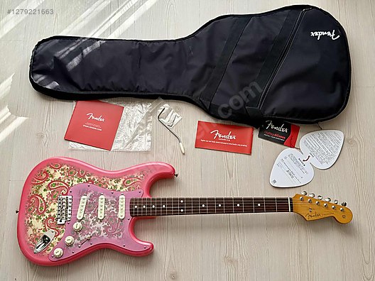 2017 Fender Japan Traditional 60s Pink Paisley Stratocaster on