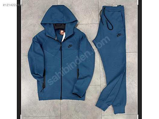 Nike tech fleece blue joggers best sale