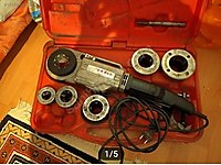 SÜPER EGO ELEKTRİKLİ BORU PAFTA TAKIMI