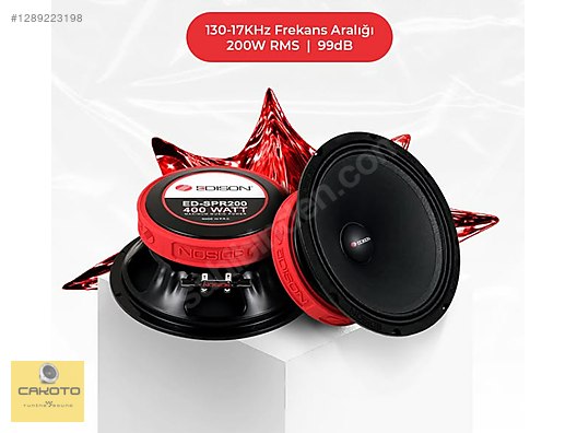 洋楽 Red Dirt Hoparlör / Midrange / EDISON ED-SPR200 20CM 400W MİDRANGE