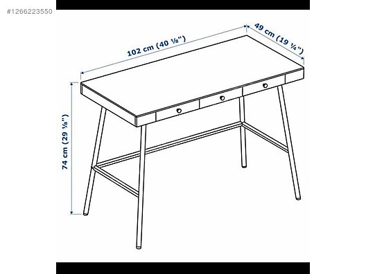 Work Table / ACİL SATILIK İkea lillasen bambu masa on sahibinden