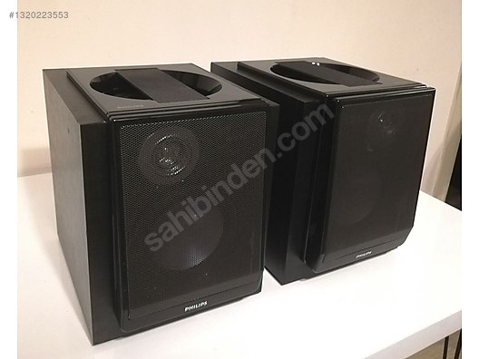 Philips Çift Hoparlör - İkinci El Philips Set Hoparlörü Hoparlör