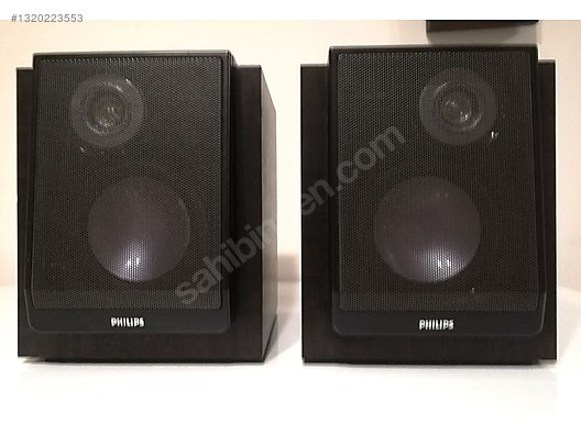 Philips Çift Hoparlör - İkinci El Philips Set Hoparlörü Hoparlör